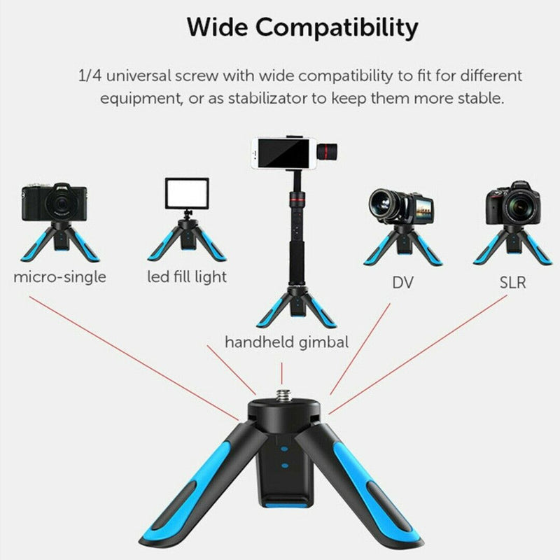 Adjustable Portable Tripod Desktop Stand Desk Holder Stabilizer For Smart Phone