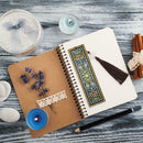 DIY Special Shaped Diamond Painting Leather Tassel Bookmark Crafts Gift (1)