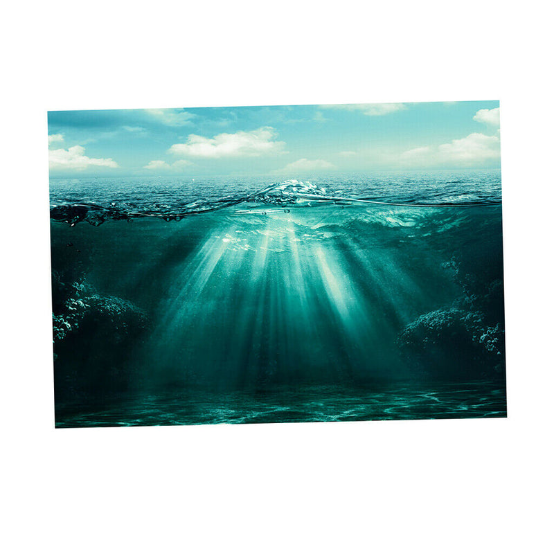 Aquarium Background Ocean Sea Poster   Tank Wallpaper Ornament 122x46cm