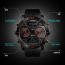 SKMEi Dual Display Digital Men'S Watch Multi-Function Time Waterproof Watch