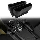 2 X Car Seat space Catcher Organiser Storage Box Pocket W/ Cup Holder Side L1G6