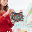 DIY Love Flower Special Shape Diamond Painting Wristlet Clutch Women Wallet
