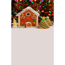 Xmas Theme Photography Art Cloth Backdrop Wall Studio Prop Family Decor (A) A