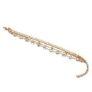 3Pcs/Set Fashion Sequins Anklet For Women Bracelet On The Leg Foot Jewelry