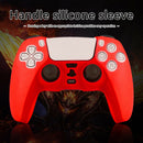 Silicone Game Controller Cover for SONY PS5 Joystick Skin Case (Red)