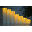 Electronic Oblique LED Flameless Romantic Candle Light Wedding Decor 5x16cm