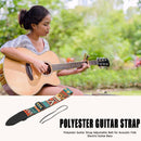 Guitar Strap Adjustable Belt for Acoustic Guitar Instrument Parts (Red)
