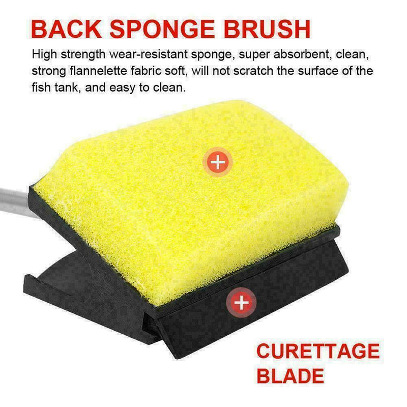 Aquarium Cleaning Brush Fishes Tank Algae Cleaner Sponge Scrubber Removers L9U7