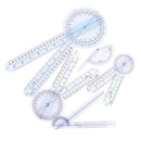 6pcs/set Multi-Ruler Spinal Finger Goniometer Angle Spinal Ruler N3G1