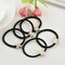 10PCS Women Black Elastic Hair Ties Bands Ropes Ring Ponytail-Holder R1T3 Q3B1