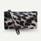Women PU Leather Clutch Bags Leopard Printed Female Girl Money Coin Purse Zipper
