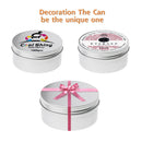 Metal Tins, 10pcs Refillable Empty Cosmetic Jars Makeup Containers for Balm,