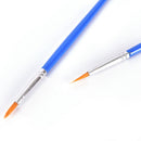 10Pcs Nylon Hair Artist Paint Brush Acrylic Watercolor Round Fine Hand Point M&O
