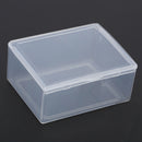 5pcs Clear Plastic Storage Box Collection Container Case Part Box 3C