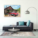 5D DIY Full Drill Diamond Painting Car Scenery Pattern Cross Stitch (02)