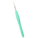 1Pcs Blue Aluminum Crochet Hook Knit Needle Sweater Knitting Tool 0.5mm
