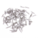 100pcs Soft Bait Lure Spring Lock Pin Crank Hook Connect Fixed Latch Fish
