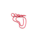 24 PCS Foot Shape Paper Clips Creative Interesting Bookmark Clip Memo Clip  O4D4