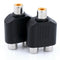 2Pcs Audio connecter adaptor plug 3.5 stereo plug RCA AV splitter adapter RCA OZ