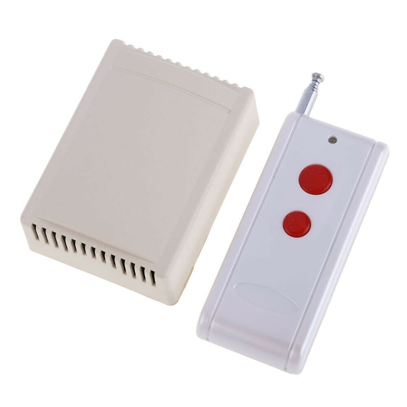 AC 220V 30A 1CH Receiver 2 Buttons Remote Control 1000M 315MHz Transceiver