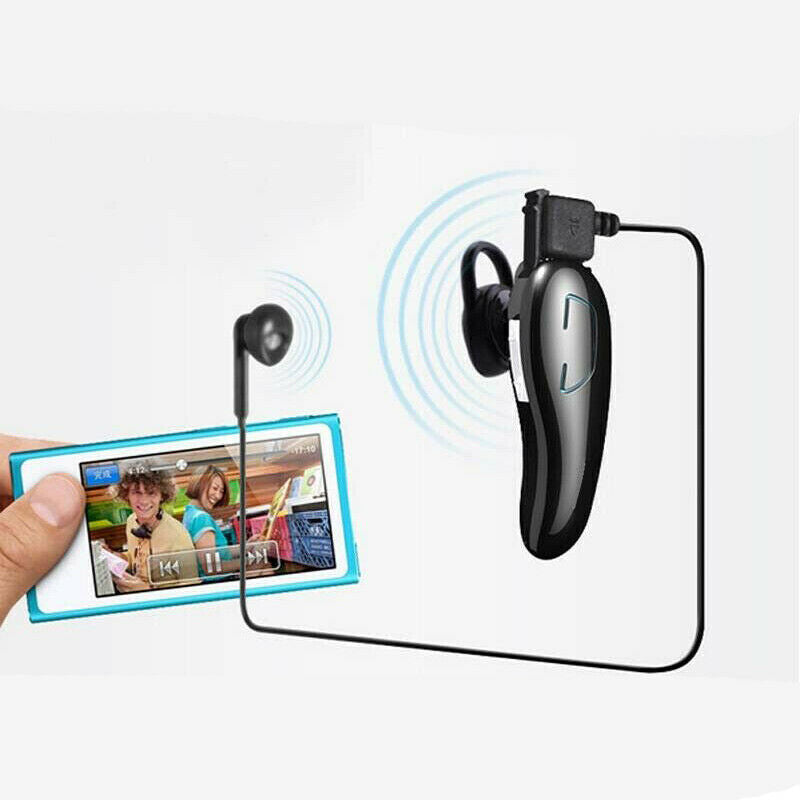 Wireless Business Headset Handsfree Stereo Headphones In Ear Earpiece