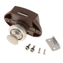 Push Button Catch Cupboard Door Knob Latch Lock for RV Camper Motor Home Caravan