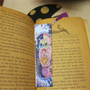 5D Diamond Painting Shiny Owl Bookmark Leather Book Marks DIY Craft w/ Tassel