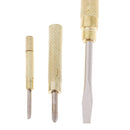 Compact Brass Hammer Repair Tool with Screwdriver for Goldsmith Silversmith