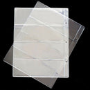 4 Pockets Currency Paper Binder Page Storage Holder Collection Money Case Album