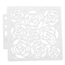 DIY Scrapbooking Graffiti Mould Biscuit Coffee Spray Mold Cake Decoration Tool