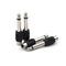 4Pcs RCA Female to 1/4" 6.35mm Male Mono Audio Adapters Connectors PlugsLJ