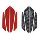4pcs Carbon Fiber Car Auto Side Door Edge Anti-scratch Strips Protector