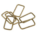 40pcs Metal Adjustable Buckles Square Bag Strap Connectors Bag Accessories