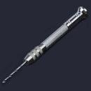 1pcs Hand Drill and 10pcs Drill Bits Jewelers Sliding Drilling Metal Spiral