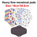 Reusable Cotton Bamboo Cloth Washable Menstrual Pad Mama Sanitary Towel Pad HoME