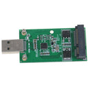 1Pc Mini USB 3.0 to PCIE mSATA External SSD PCBA Conveter Adapter Card BX FT