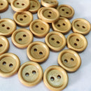 200Pcs Wooden 2 Holes Round Sewing Buttons DIY Craft Scrapbooking 13mm 15mm