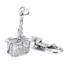 Marvel The Avengers Thor Thor's Hammer Mjolnir Pewter Metal Key chain ring MO