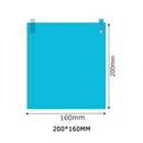 2Pcs Car Rearview Mirror Waterproof Membrane Anti-glare Anti-Fog Film St PCY
