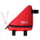 Triangle Cycling Bike Bicycle Front Tube Frame Pouch Bag(Red) A