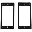 2Pcs Flat Humbucker Pickup Mounting Ring Frame ABS for Electric Guitar