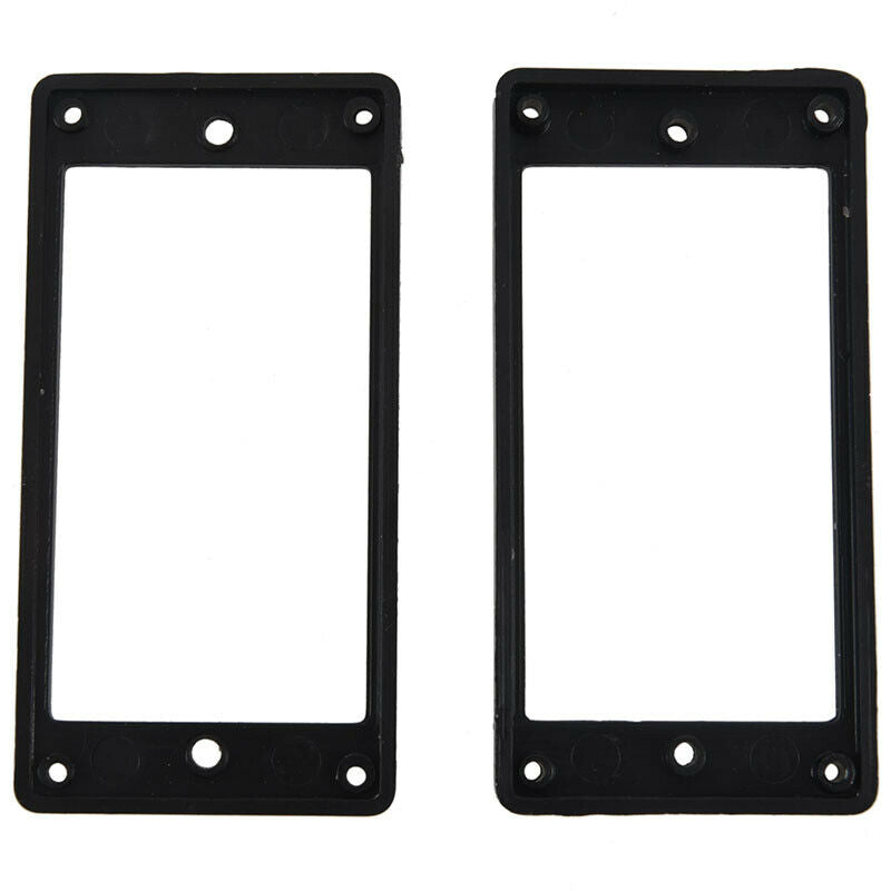 2Pcs Flat Humbucker Pickup Mounting Ring Frame ABS for Electric Guitar