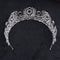 Wedding Crown Queen Headband Rhinestone Big Flower Bridal Tiara Bride Brida V6Y2