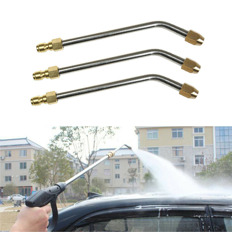 3PCS 1/4inch METAL WATER JET POWER WASHER PRESSURE NOZZLE LANCE FOR WATER SPRAYE