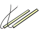 5X(1 Pair 6W 6000K Waterproof Xenon White Thin Cob DRL LED Daytime Running V7C3)