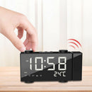 Projection Alarm Clock,6.5 Inch Projection Clock,Fm Radio with Temperature