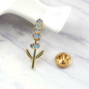 Creative Lavender Brooch Fashion Badge Backpack Jacket Decor Jewelry Gift