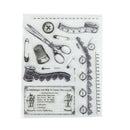 Novelty Sewing Tools Clear Stamps DIY Scrapbooking Card Making Photo Album ^3c