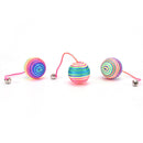 cat kitten dog pet colorful bell nylon ball playing toys gifts chew squeak tbTE