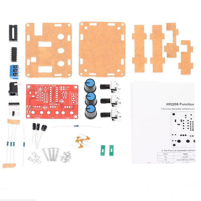 XR2206 Signal Generator DIY Kit Sine Triangle Square Output 1Hz-1MHz